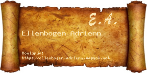 Ellenbogen Adrienn névjegykártya